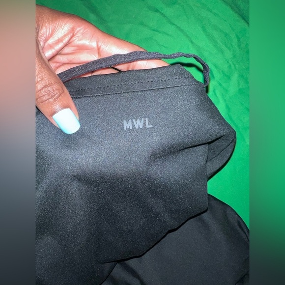 Madewell Flex Fitness Black Mini Halter Active Dress size XXS Shorts Underneath - Picture 9 of 11